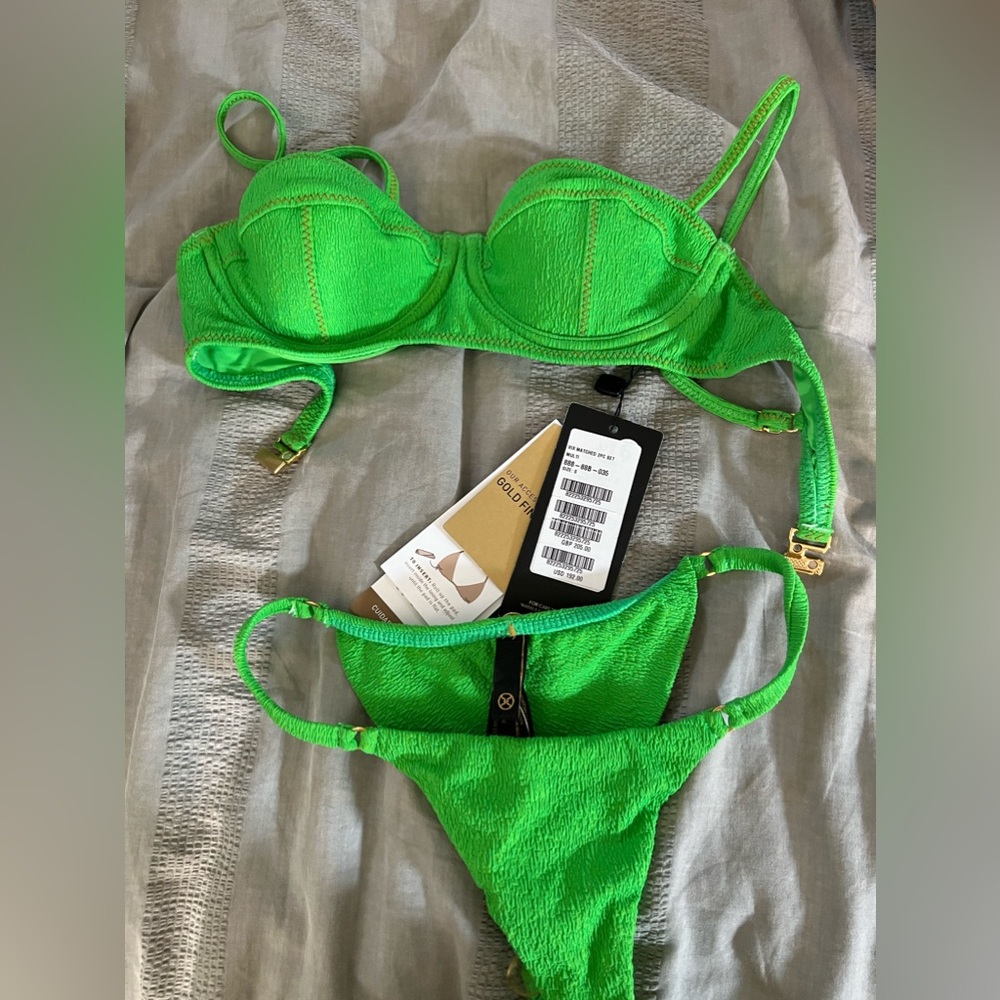 NWT Vix PaulaHermanny bikini green